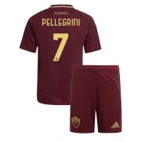 AS Roma Lorenzo Pellegrini #7 Replica Home Minikit 2024-25 Short Sleeve (+ pants)